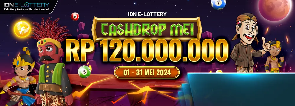 IDN E-Lottery Cash Drop Mei